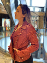 HAARLEM Women KOZA 11160 Leather Jacket Red